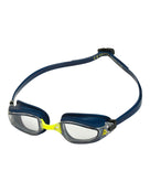 Aquasphere - Fastlane Swim Goggles - Clear Lens - Navy/Bright/Yellow - Product Front/Right Side