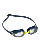 Aquasphere - Fastlane Swim Goggles - Clear Lens - Navy/Bright/Yellow - Product Front/Left Side