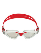 Aquasphere - Kayenne Swim Goggles - Mirrored Lens - White/Red/Silver - Product Front