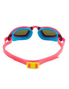 Aquapshere - Xceed Titanium Mirrored Swim Goggles - Limited Edition - Pink/Blue - Product Back