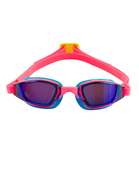 Aquapshere - Xceed Titanium Mirrored Swim Goggles - Limited Edition - Pink/Blue - Product Front