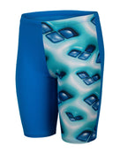 Arena - Boys Logo Graphic Swim Jammer - Blue River/Water - Product Front