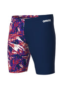 Arena - Crackle Swim Jammer - Navy/Team Red - Product Front