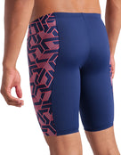 Arena - Escape Swim Jammer - Navy/Team Red - Model Back Close Up