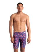 Arena - Escape Swim Jammer - Navy/Team Red - Model Front