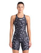 Arena - Escape Full Body Kneesuit - Black/Multi - Model Front