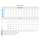 Arena Mens Size Guide