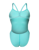 Arena - Team Challenge Solid Swimsuit - Water/Pink - Product Back