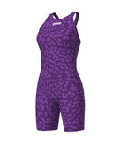 Arena - Limited Edition Powerskin ST NEXT Open Back - Leopard Skin Violet - Product Front