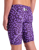 Arena - Limited Edition Powerskin ST NEXT Jammer - Leopard Skin Violet - Model Back Close Up