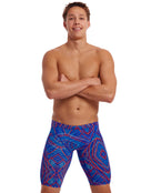 Frequency Swim Training Jammers - Blue/Red