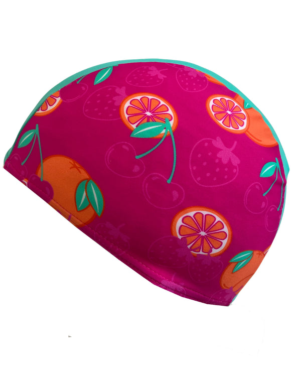 Junior Lycra Swim Cap - Multicoloured