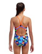 Funkita - Girls Chip Set Diamond Back Swimsuit - Multi - Model Back