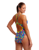 Funkita - Choppy Waters Diamond Back Swimsuit - Multi - Model Back