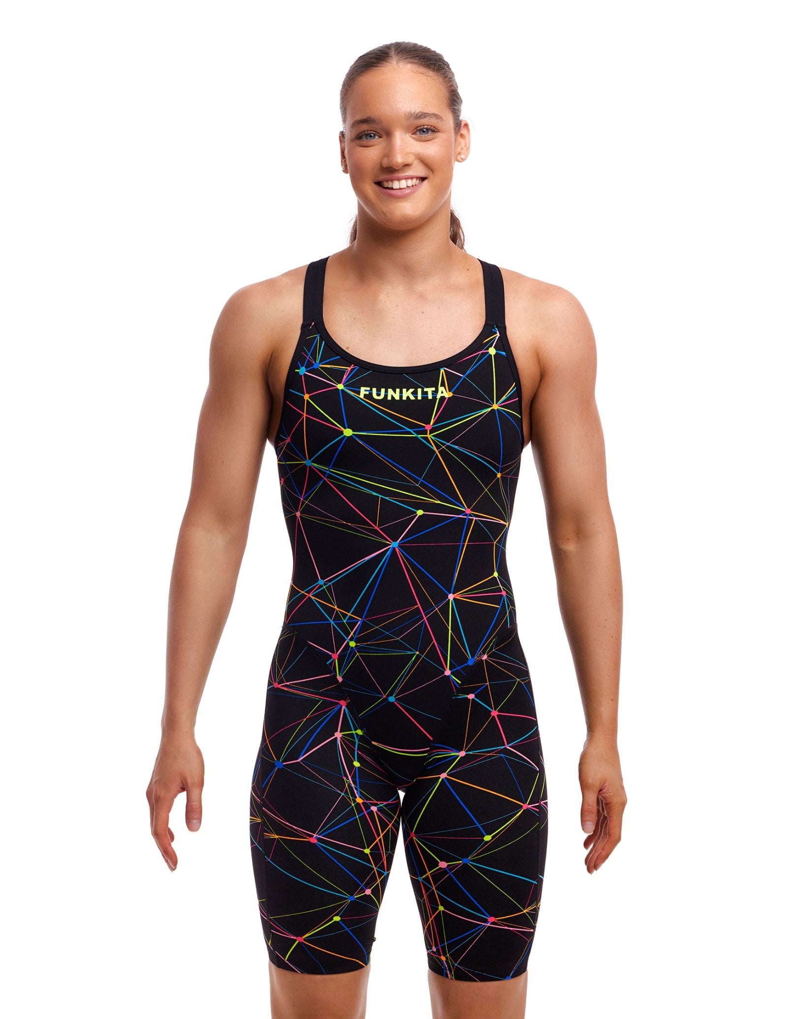 Funkita Star Sign Fast Legs Legsuit - Black/Multi | Simply Swim ...