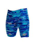 Funky Trunks - Boys Pace Racer Swim Training Jammer - Blue - Product Front