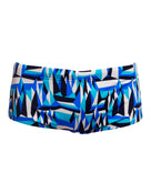 Funky Trunks - Boys Polar Caps Sidewinder Swim Trunks - Blue - Product Front