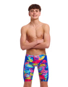 Funky Trunks - Boys Sting Stung Swim Training Jammer - Multi - Model Front