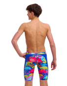 Funky Trunks - Boys Sting Stung Swim Training Jammer - Multi - Model Back