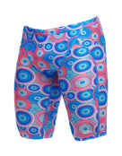 Funky Trunks - Mens Bundjalung Blue Swim Training Jammers - Blue/Pink - Product Front