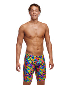 Funky Trunks - Mens Colour Funk Swim Training Jammers - Multi - Model Front