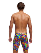 Funky Trunks - Mens Colour Funk Swim Training Jammers - Multi - Model Back