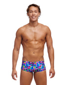 Funky Trunks - Mens Funk & Blues Sidewinder Trunks - Blue - Model Front