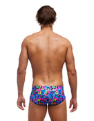 Funky Trunks - Mens Funk & Blues Sidewinder Trunks - Blue - Model Back