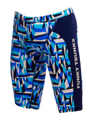 Funky Trunks - Mens Polar Caps Swim Training Jammers - Blue - Product Front