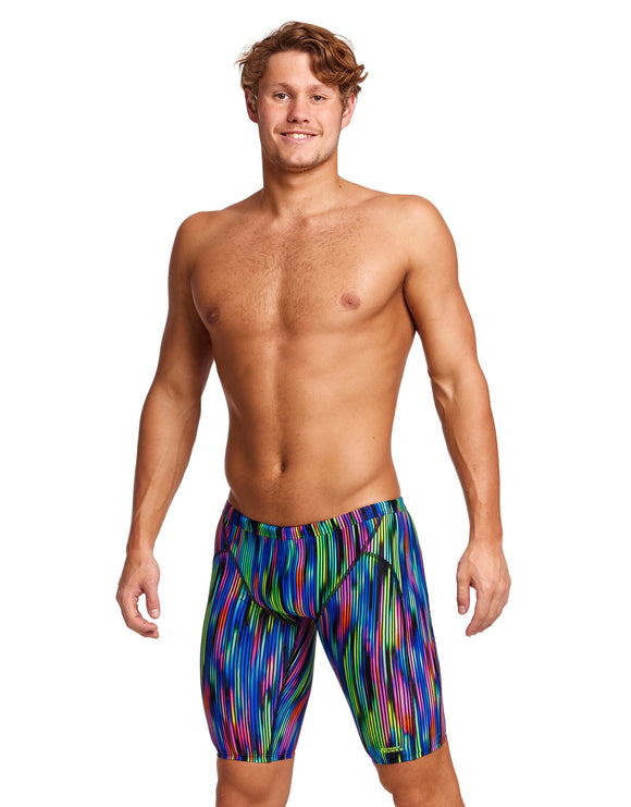 Funky Trunks Rain Down Swim Training Jammers - Blue | Simply Swim ...