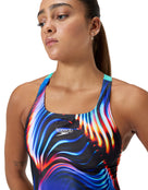 Speedo-SP-8-00317318169-Speedo-Allover-Digital-LanebackSwimsuit-Black_Multi-AF_Simply-Swim-front