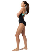 Speedo-SP-800371300334-SpeedoFlexBandSwimsuitwithSwimBra-Black_Turquoise-AF_Simply-Swim-side