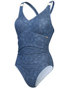 SP-800402317555-Shaping-Printed-V-Neck-Swimsuit-Washed-Blue-front