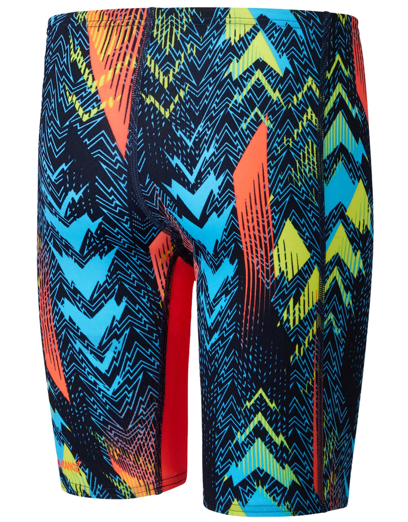 Speedo Boys Fastskin Endurance+ Max High Waisted Swim Jammer - Blue/Red ...