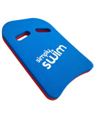 SW-royal-blue_lime-handle-kickboard-SIM-1001-front