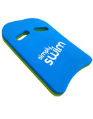 SW-royal-blue_lime-handle-kickboard-SIM-1002-green-front