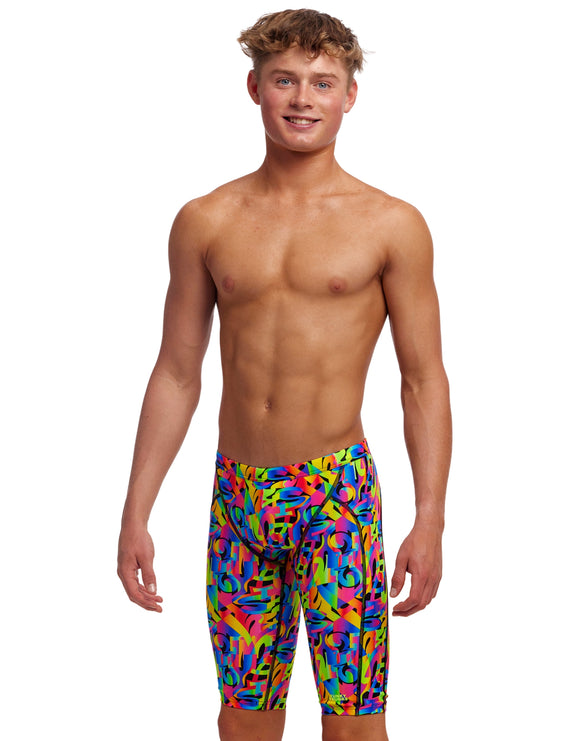 Simply-Swim-Funky-Trunks-FTS003B72007-Colur-Funk-boys-jammers_front