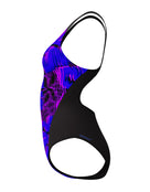 Speedo - Allover Digital Recordbreaker Swimsuit - Blue/Black - Product Side