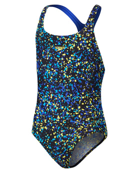 Speedo Swimsuit - Hyper Boom All-over Medalist - Blue/Orange