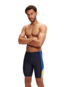 Speedo - Dive Splice Swim Jammer - Navy/Blue - Model Front