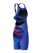 Speedo - Girls Fastskin LZR Ignite Kneeskin - Blue/Multi - Product Back/Side