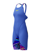 Speedo - Girls Fastskin LZR Ignite Kneeskin - Blue/Multi - Product Front/Side