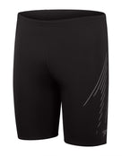 Speedo - Hyperboom Placement Swim Jammers - Black/Grey - Product Front