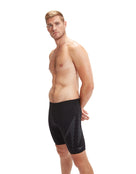 Speedo - Hyperboom Placement Swim Jammers - Black/Grey - Model Side