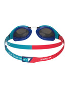 Speedo - Junior Fastskin Hyper Elite Mirror Swim Goggle - Red/Blue - Product Back