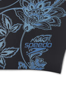 Speedo - Long Hair Printed Swim Cap - Multi/Black - Product Logo