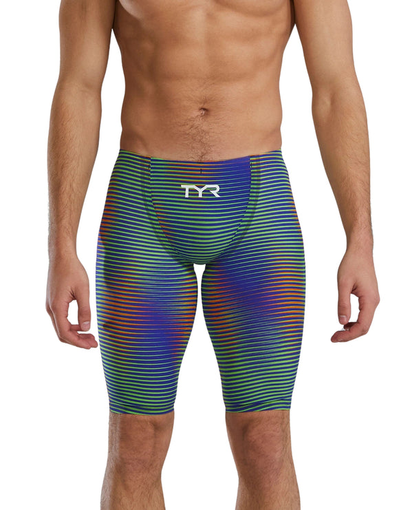 TYR - Men's Avictor 2.0 Luminis Jammer - Electric Lime - Model Front