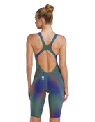 TYR - Women's Avictor 2.0 Luminis Open Back - Electric Lime - Model Back