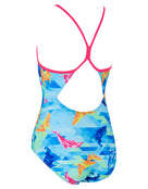 Girls Dolphine Sprintback Swimsuit - Blue