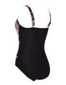 Zoggs - Artisan Adjustable Classicback Swimsuit - Black/Pink - Product Back